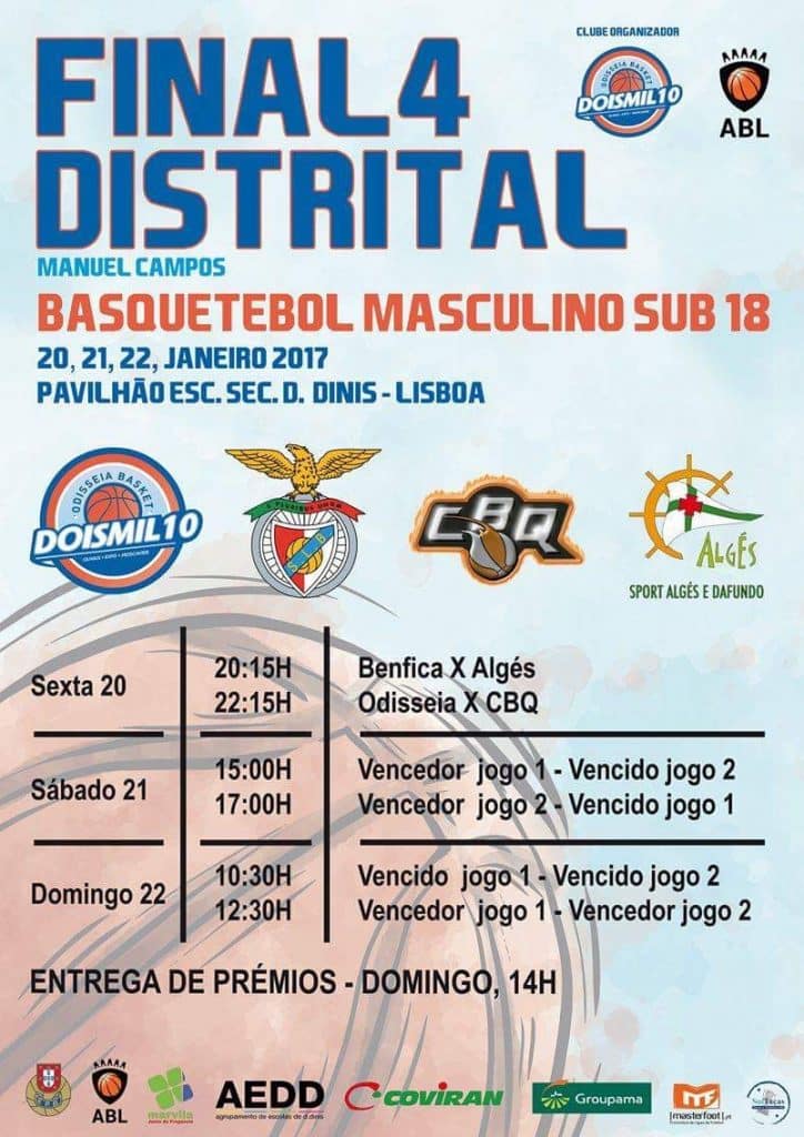 final4 distrital de Basquetebol Masculino Sub 18
